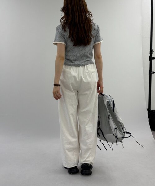 w closet（ダブルクローゼット）の「【レイヤード風】パターンメッシュレイヤードT（Tシャツ/カットソー・レディース・イエロー/ブルー/グレー/オフホワイト/ホワイト/ピンク/グレー系その他・FREE）」の17枚目の写真