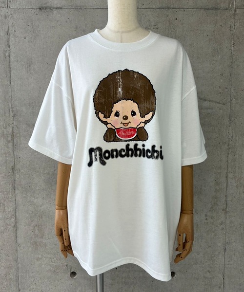 GLAMOROUS JANE(グラマラスジェーン)の「MonchhichiプリントTシャツ(Tシャツ/カットソー・レディース・ブラック/オフホワイト/チャコールグレー・FREE)」の17枚目の写真