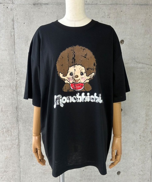 GLAMOROUS JANE(グラマラスジェーン)の「MonchhichiプリントTシャツ(Tシャツ/カットソー・レディース・ブラック/オフホワイト/チャコールグレー・FREE)」の9枚目の写真