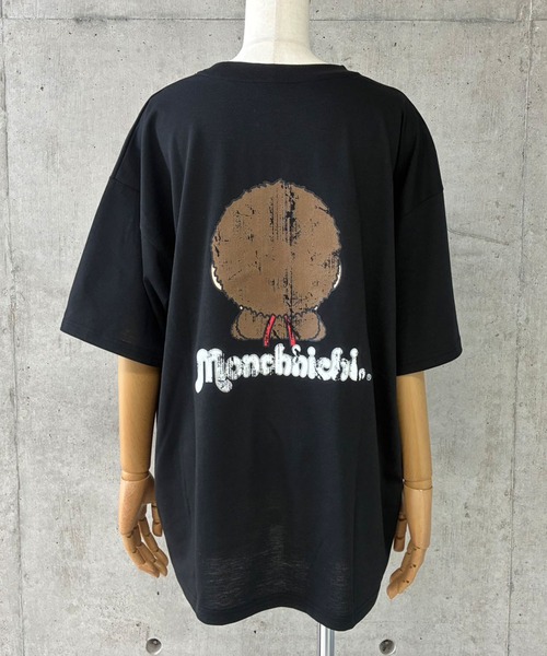 GLAMOROUS JANE(グラマラスジェーン)の「MonchhichiプリントTシャツ(Tシャツ/カットソー・レディース・ブラック/オフホワイト/チャコールグレー・FREE)」の11枚目の写真