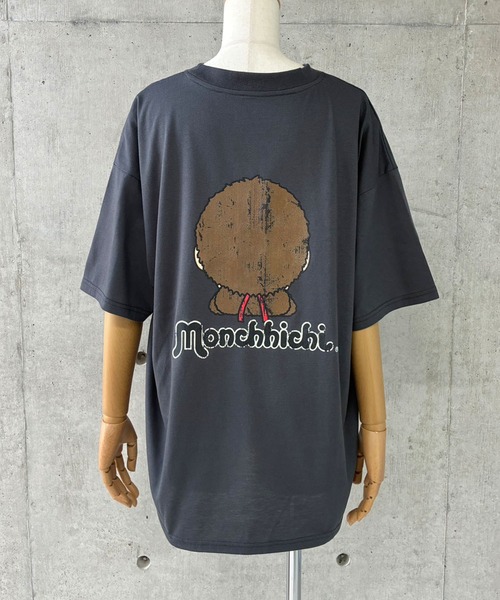 GLAMOROUS JANE(グラマラスジェーン)の「MonchhichiプリントTシャツ(Tシャツ/カットソー・レディース・ブラック/オフホワイト/チャコールグレー・FREE)」の7枚目の写真