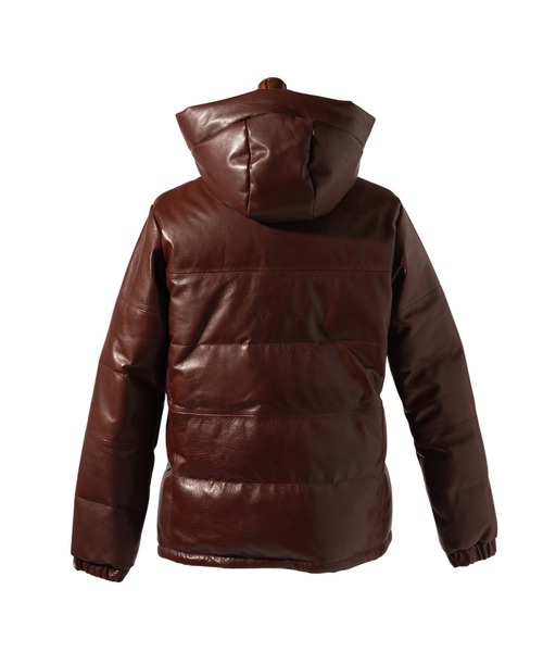 glamb(グラム)の「Signature Leather Down Jacket / シグネチャーレザーダウンジャケット(ダウンジャケット/コート・メンズ・ブラック/ブラウン・S/M/L)」の20枚目の写真