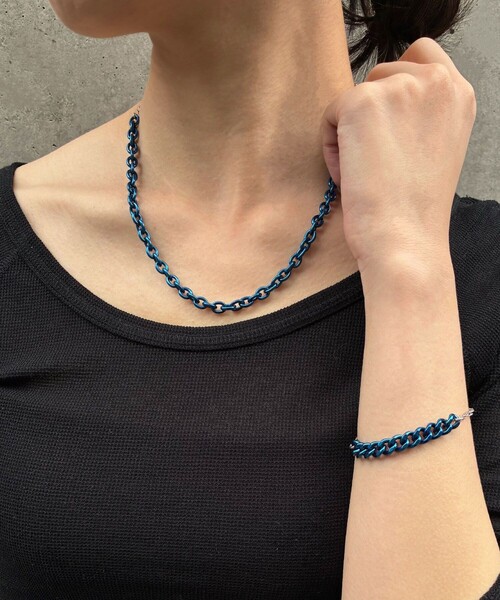 and cloud（アンドクラウド）の「Colored Necklace M（ネックレス・レディース・グリーン/ピンク/レッド/ブルー/パープル/イエロー/オレンジ・FREE）」の22枚目の写真