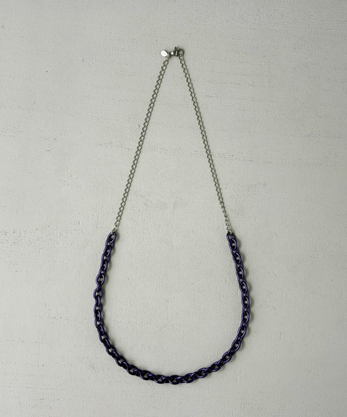 and cloud（アンドクラウド）の「Colored Necklace M（ネックレス・レディース・グリーン/ピンク/レッド/ブルー/パープル/イエロー/オレンジ・FREE）」の4枚目の写真
