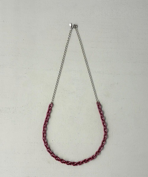and cloud（アンドクラウド）の「Colored Necklace M（ネックレス・レディース・グリーン/ピンク/レッド/ブルー/パープル/イエロー/オレンジ・FREE）」の6枚目の写真