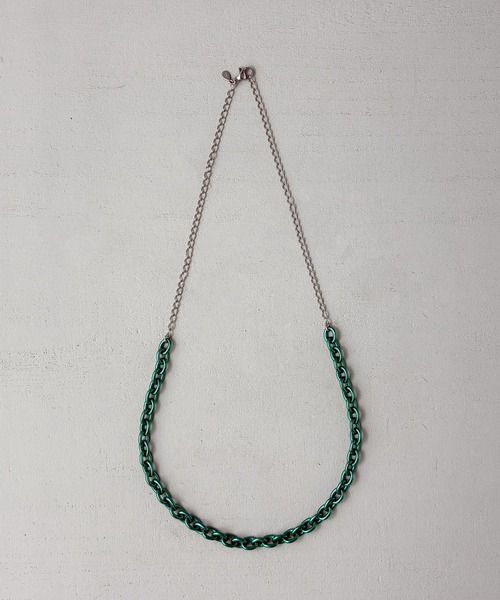 and cloud（アンドクラウド）の「Colored Necklace M（ネックレス・レディース・グリーン/ピンク/レッド/ブルー/パープル/イエロー/オレンジ・FREE）」の2枚目の写真