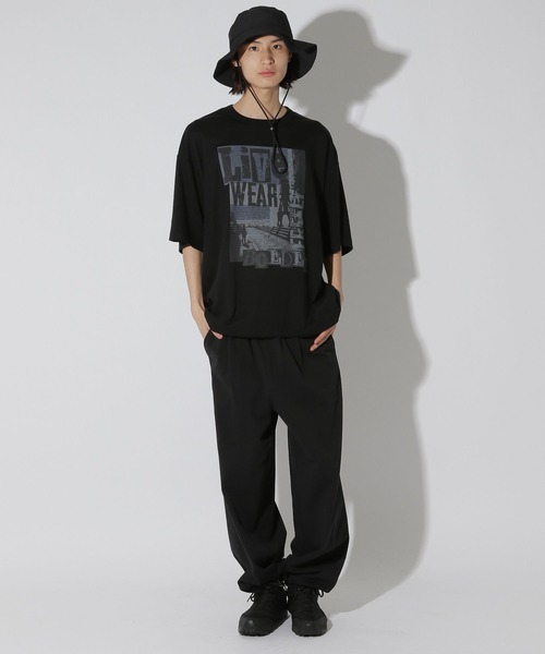 LAKOLE(ラコレ)の「フォトアートロックT / 689761(Tシャツ/カットソー・メンズ・グレー/ブラック/ホワイト・MEDIUM/LARGE)」の14枚目の写真