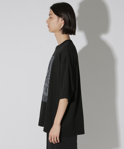 LAKOLE(ラコレ)の「フォトアートロックT / 689761(Tシャツ/カットソー・メンズ・グレー/ブラック/ホワイト・MEDIUM/LARGE)」の21枚目の写真