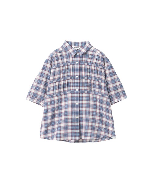 McGREGOR(マックレガー)の「ギャザーチェックシャツ(シャツ/ブラウス・レディース・ブラウン/レッド/アクア・M/L)」の18枚目の写真