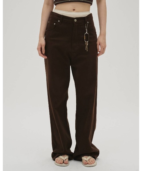 TODAYFUL(トゥデイフル)の「TODAYFUL Carys Denim(その他パンツ・レディース・ダークブラウン・23/24/25/26)」の7枚目の写真