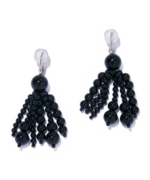 IRIS47(イリスフォーセブン)の「【IRIS 47】bundle earring onyx/バンドル イヤリング オニキス(イヤリング・レディース・ブラック・FREE)」の5枚目の写真
