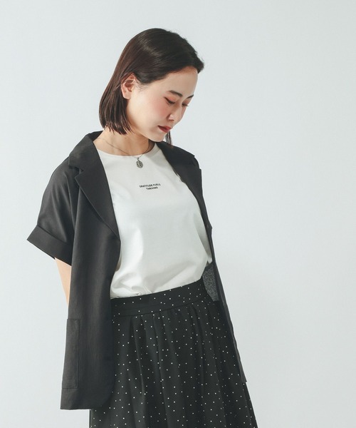GLOBAL WORK(グローバルワーク)の「Airy Breezeシャツジャケット/645120(シャツ/ブラウス・レディース・ダークグレー/ブラウン系その他6/グレイッシュベージュ・MEDIUM/LARGE)」の7枚目の写真