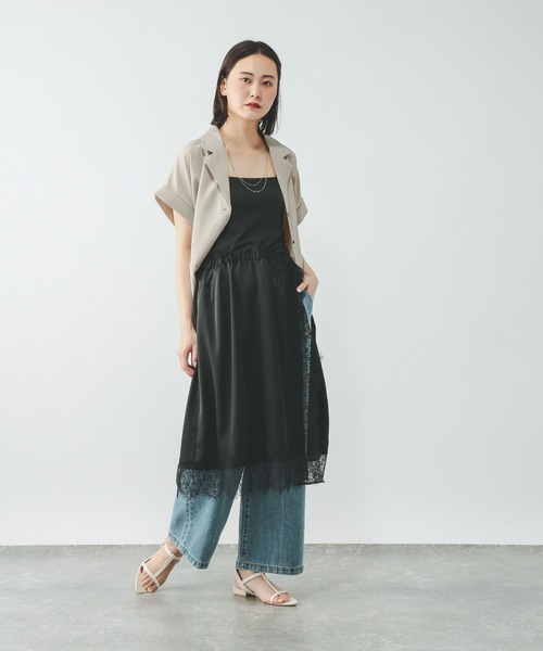 GLOBAL WORK(グローバルワーク)の「Airy Breezeシャツジャケット/645120(シャツ/ブラウス・レディース・ダークグレー/ブラウン系その他6/グレイッシュベージュ・MEDIUM/LARGE)」の12枚目の写真