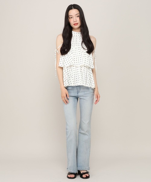 Heather(ヘザー)の「マルチWAYアメスリミニワンピース 1000276(ワンピース・レディース・アイボリー/ブラック系その他/ホワイト系その他・FREE)」の17枚目の写真