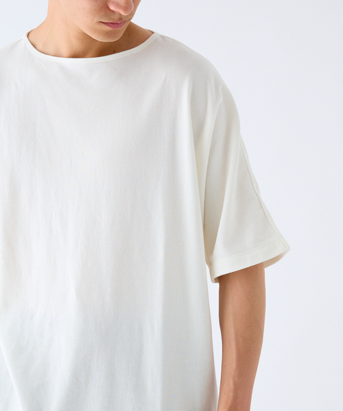 Product Twelve（プロダクトトゥエルブ）の「EDIFICE by Product Twelve リファインドドルマンシャツ（Tシャツ/カットソー・メンズ・ホワイト/ブラウン・LARGE/MEDIUM）」の11枚目の写真