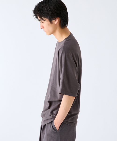 Product Twelve（プロダクトトゥエルブ）の「EDIFICE by Product Twelve リファインドドルマンシャツ（Tシャツ/カットソー・メンズ・ホワイト/ブラウン・LARGE/MEDIUM）」の16枚目の写真