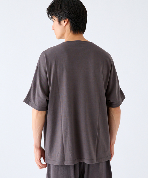 Product Twelve（プロダクトトゥエルブ）の「EDIFICE by Product Twelve リファインドドルマンシャツ（Tシャツ/カットソー・メンズ・ホワイト/ブラウン・LARGE/MEDIUM）」の17枚目の写真