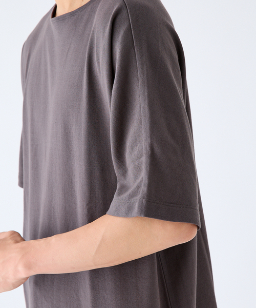 Product Twelve（プロダクトトゥエルブ）の「EDIFICE by Product Twelve リファインドドルマンシャツ（Tシャツ/カットソー・メンズ・ホワイト/ブラウン・LARGE/MEDIUM）」の19枚目の写真