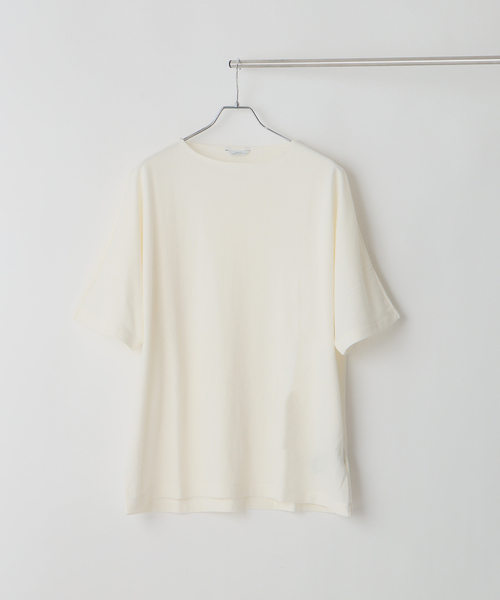 Product Twelve（プロダクトトゥエルブ）の「EDIFICE by Product Twelve リファインドドルマンシャツ（Tシャツ/カットソー・メンズ・ホワイト/ブラウン・LARGE/MEDIUM）」の22枚目の写真