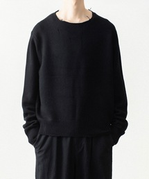 ウールカシミヤニット ディストレスト プルオーバー / WOOL CASHMERE KNIT DISTRESSED PULLOVER