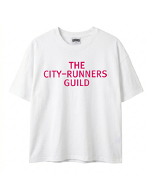 REBRENNER（リブレンナー）の「DTF シティランナー クールコットンクロップ半袖Tシャツ ホワイト（Tシャツ/カットソー）」