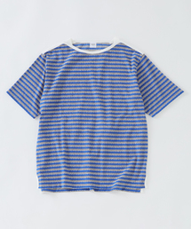 EDIFICE | パイル ボーダー ボートネック(Tシャツ/カットソー)