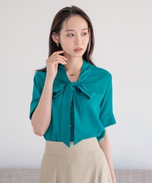 Andemiu（アンデミュウ）の「ポケツキボウタイブラウスSS 860204（シャツ/ブラウス）」