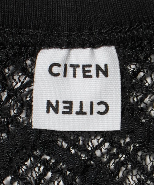 CITEN(シテン)の「<CITEN>カットレースハーフスリーブT(Tシャツ/カットソー・レディース・ホワイト/ブラック・FREE)」の4枚目の写真