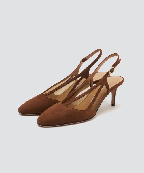 PELLICO(ペリーコ)の「NICLA バックスリング パンプス 6.0cm BROWN(パンプス・レディース・ブラウン・36/36.5/37/37.5/38/35/35.5)」の1枚目の写真