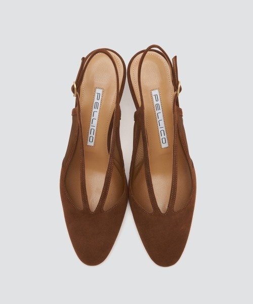 PELLICO(ペリーコ)の「NICLA バックスリング パンプス 6.0cm BROWN(パンプス・レディース・ブラウン・36/36.5/37/37.5/38/35/35.5)」の3枚目の写真