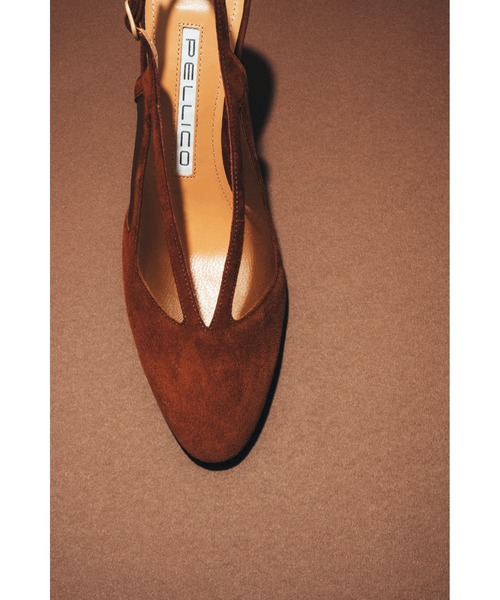 PELLICO(ペリーコ)の「NICLA バックスリング パンプス 6.0cm BROWN(パンプス・レディース・ブラウン・36/36.5/37/37.5/38/35/35.5)」の6枚目の写真
