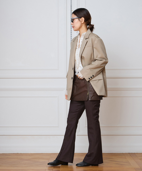 IENA LA BOUCLE（イエナラブークル）の「IENA LA BOUCLE ウーステッドツイルジャケット（テーラードジャケット・レディース・ベージュ系その他・FREE）」の12枚目の写真