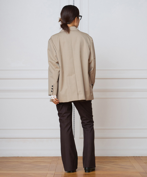 IENA LA BOUCLE（イエナラブークル）の「IENA LA BOUCLE ウーステッドツイルジャケット（テーラードジャケット・レディース・ベージュ系その他・FREE）」の13枚目の写真