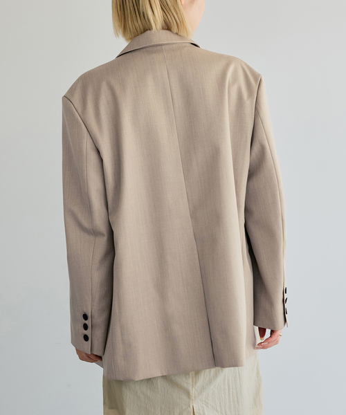 IENA LA BOUCLE（イエナラブークル）の「IENA LA BOUCLE ウーステッドツイルジャケット（テーラードジャケット・レディース・ベージュ系その他・FREE）」の18枚目の写真