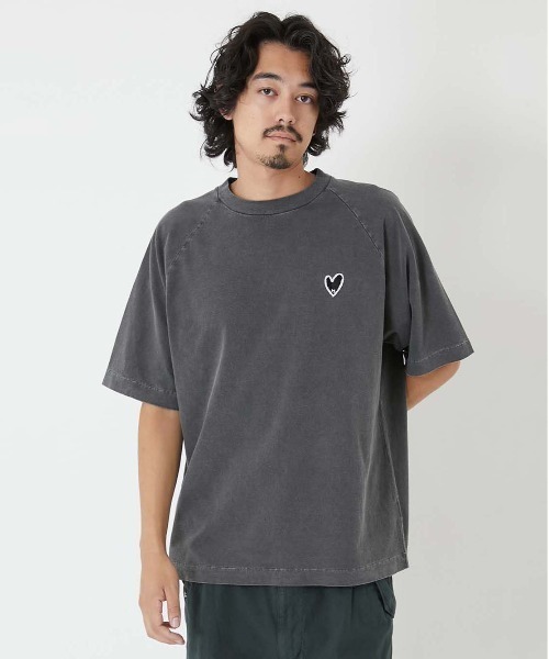 HOLLYWOOD RANCH MARKET(ハリウッドランチマーケット)の「バウンサーテンジクラグランショートスリーブTシャツ(Tシャツ/カットソー・メンズ・チャコール/ホワイト・M/S/XL/L)」の10枚目の写真