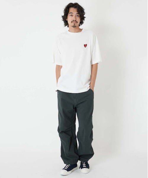HOLLYWOOD RANCH MARKET(ハリウッドランチマーケット)の「バウンサーテンジクラグランショートスリーブTシャツ(Tシャツ/カットソー・メンズ・チャコール/ホワイト・M/S/XL/L)」の9枚目の写真