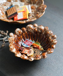 DULTON(�_���g��)��BROWN BEECH DECOR BOWL/�A�N�Z�T���[ �R�C�� �g���C(�C���e���A�G��)
