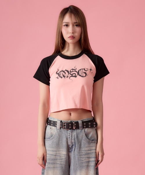 mindseeker girls(マインドシーカーガールズ)の「Tribal Raglan T-Shirt / トライバルラグランTシャツ(Tシャツ/カットソー・レディース・ホワイト/ベビーピンク/ブラック・FREE)」の20枚目の写真