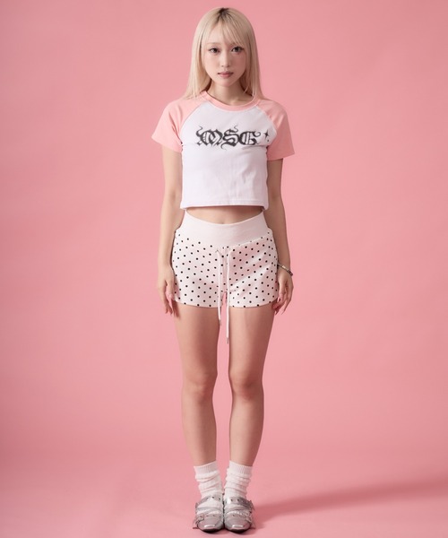 mindseeker girls(マインドシーカーガールズ)の「Tribal Raglan T-Shirt / トライバルラグランTシャツ(Tシャツ/カットソー・レディース・ホワイト/ベビーピンク/ブラック・FREE)」の8枚目の写真