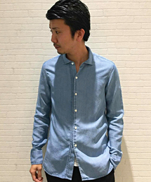 MORGAN HOMME | テンセルデニムシャツ(シャツ/ブラウス)