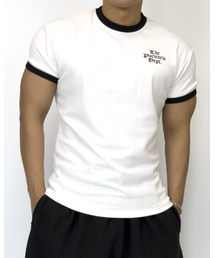 クラシックリングマッスルフィット半袖WHITE