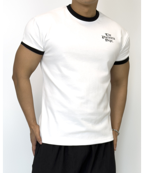 PACIENCIA(パシエンシア)の「クラシックリングマッスルフィット半袖WHITE(Tシャツ/カットソー・メンズ・その他・LARGE/XX-LARGE/X-LARGE)」の6枚目の写真