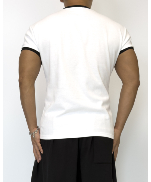 PACIENCIA(パシエンシア)の「クラシックリングマッスルフィット半袖WHITE(Tシャツ/カットソー・メンズ・その他・LARGE/XX-LARGE/X-LARGE)」の3枚目の写真