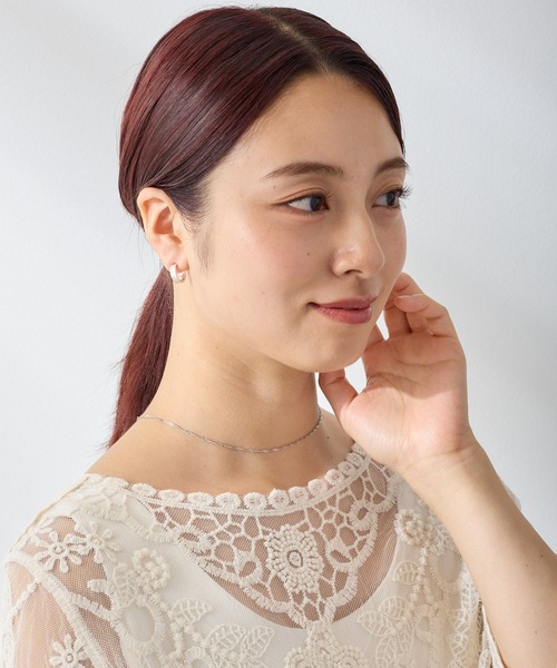 CALIN STANDARD(カリンスタンダード)の「◆金属アレルギー対応◆◆made in japan◆ 【高品質ポスト】【純金・純銀厚メッキ】シャイン ジルコニアセラミックポストピアス(ピアス(両耳用)・レディース・シルバー/ゴールド/ピンクゴールド・FREE)」の7枚目の写真