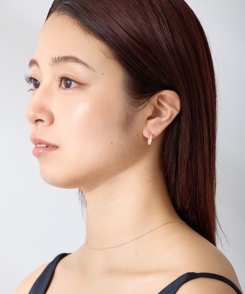 CALIN STANDARD(カリンスタンダード)の「◆金属アレルギー対応◆◆made in japan◆ 【高品質ポスト】【純金・純銀厚メッキ】シャイン ジルコニアセラミックポストピアス(ピアス(両耳用)・レディース・シルバー/ゴールド/ピンクゴールド・FREE)」の10枚目の写真