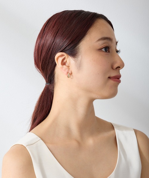 CALIN STANDARD(カリンスタンダード)の「◆金属アレルギー対応◆◆made in japan◆ 【高品質ポスト】【純金・純銀厚メッキ】シャイン ジルコニアセラミックポストピアス(ピアス(両耳用)・レディース・シルバー/ゴールド/ピンクゴールド・FREE)」の15枚目の写真