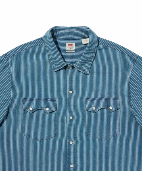 Levi's(リーバイス)の「Levi's/リーバイス ショートスリーブ ボックスウエスタンシャツ(シャツ/ブラウス・メンズ・ブルー・XL/L/M/S)」の6枚目の写真
