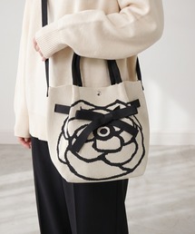 ニットバッグ ミニショルダートート