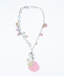 dollslutz（ドルズラッツ）の「【dollslutz】strawberry necklace /【ﾄﾞﾙｽﾞﾗｯﾂ】ストロベリーネックレス（ネックレス）」