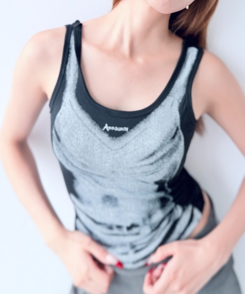 Y2K SYNAPSE FACTORY（ワイツーケー シナプスファクトリー）の「【グランジ】プリントタンクトップ（Tシャツ/カットソー・レディース・ホワイト/ブラック・FREE）」の12枚目の写真